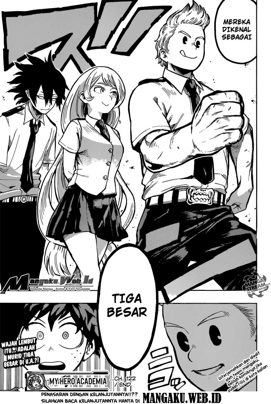 Boku no Hero Academia Chapter 122 - halaman 16