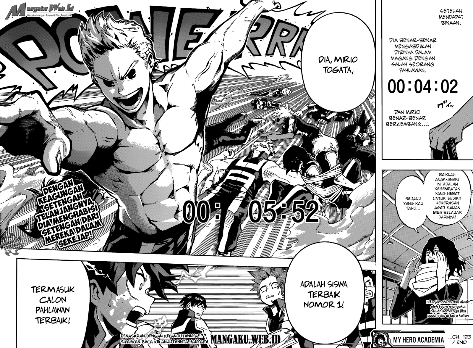 Boku no Hero Academia Chapter 123 - halaman 19