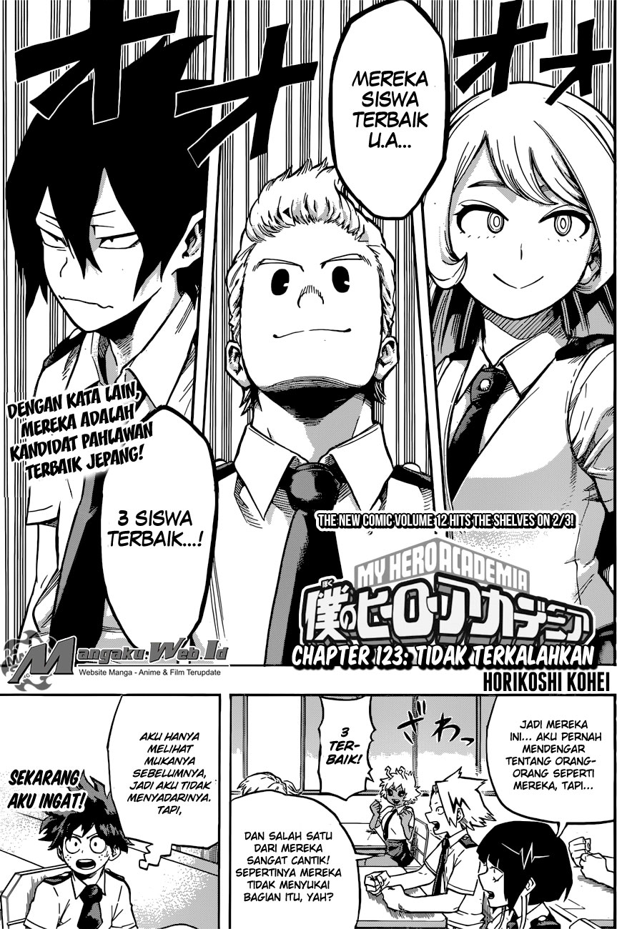 Boku no Hero Academia Chapter 123 - halaman 2