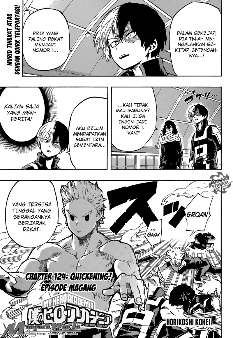 Boku no Hero Academia Chapter 124 - halaman 1