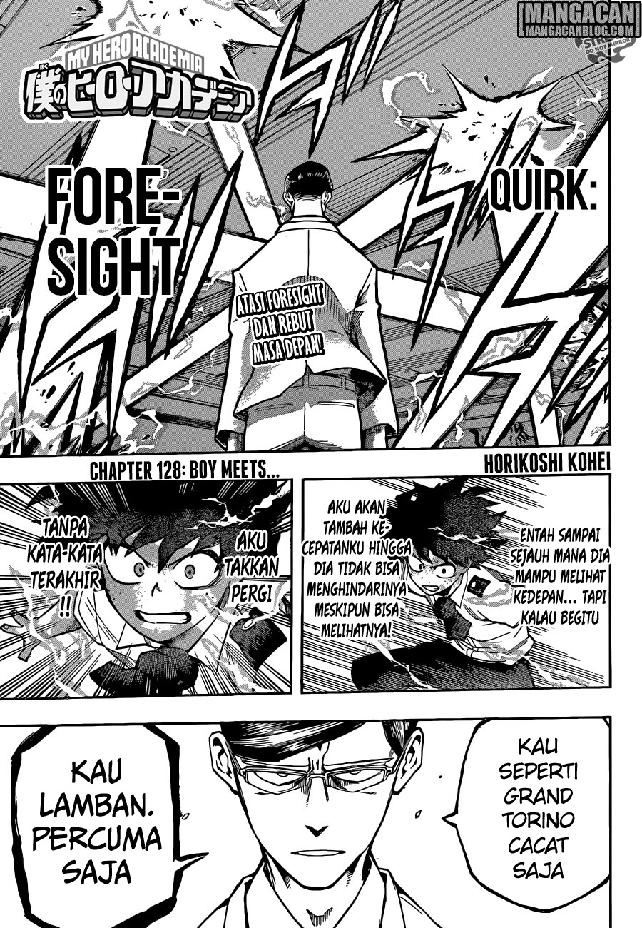 Boku no Hero Academia Chapter 128 - halaman 1
