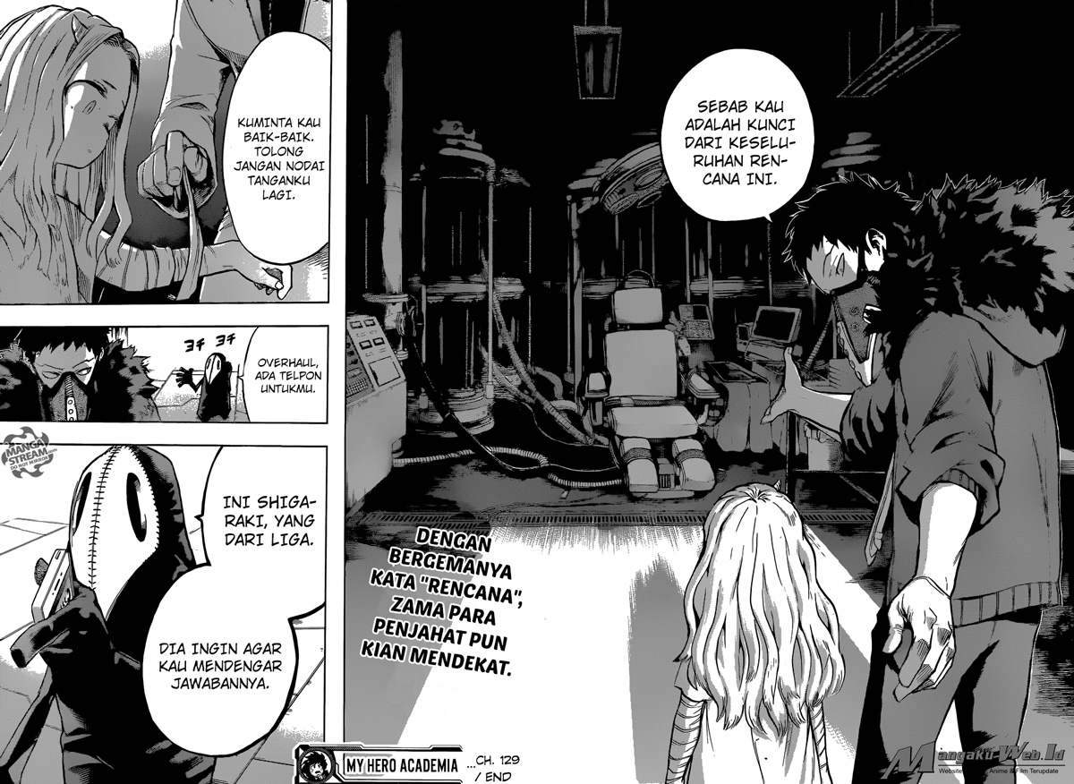 Boku no Hero Academia Chapter 129 - halaman 17