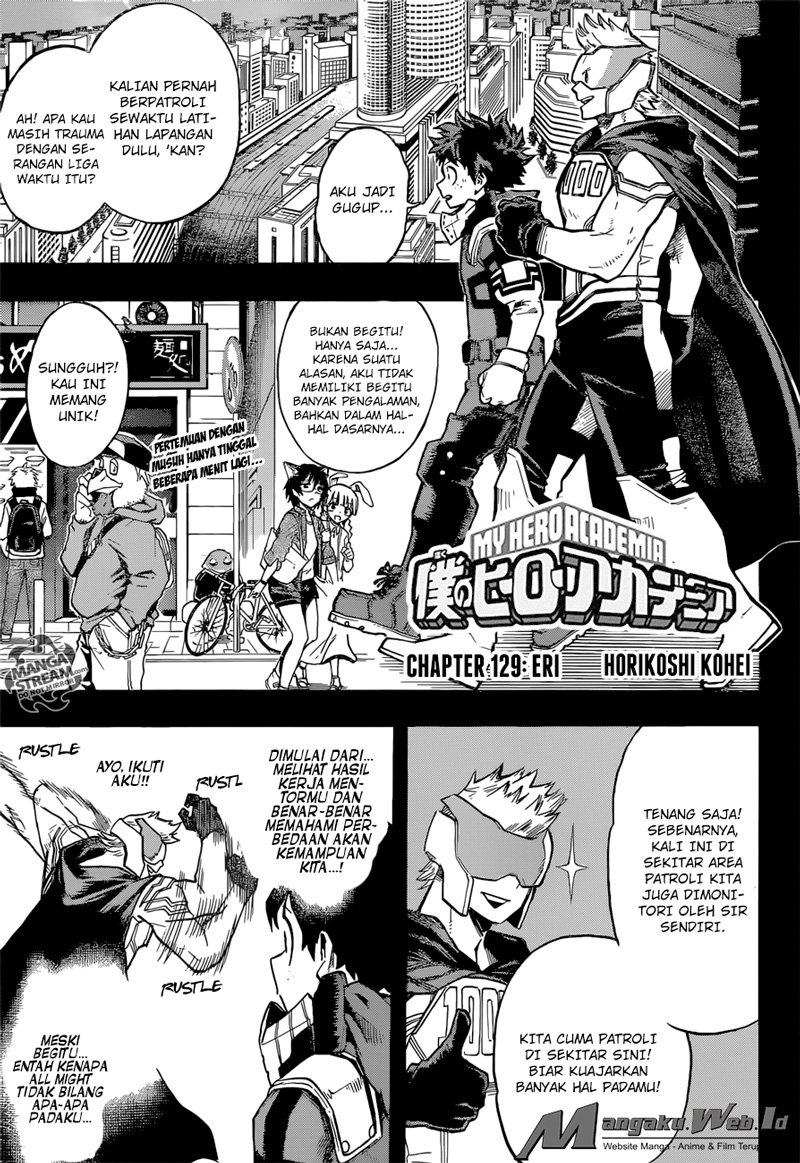 Boku no Hero Academia Chapter 129 - halaman 2