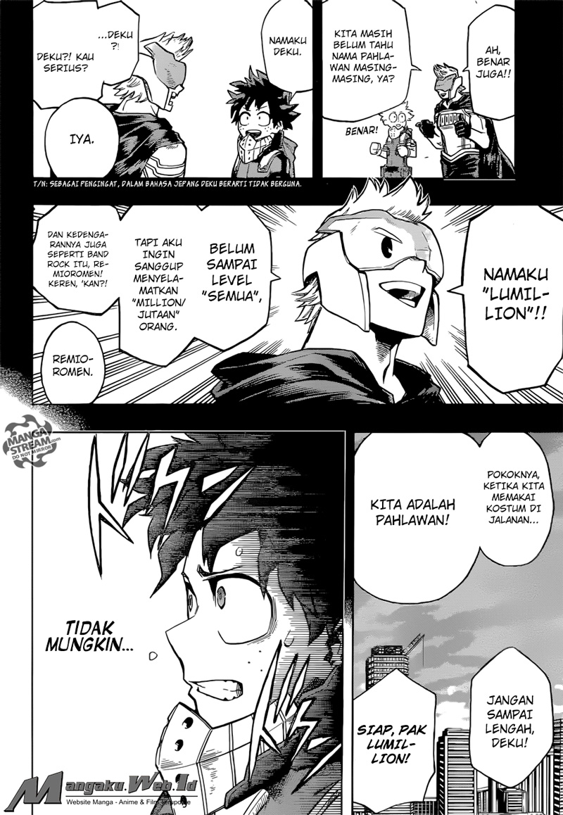 Boku no Hero Academia Chapter 129 - halaman 3