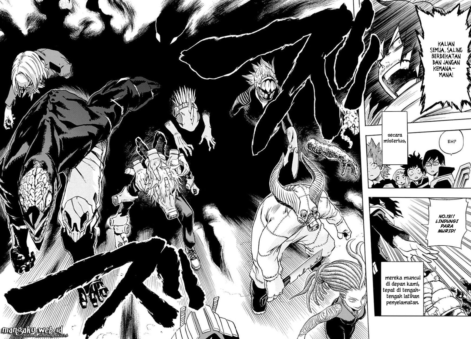 Boku no Hero Academia Chapter 13 - halaman 17