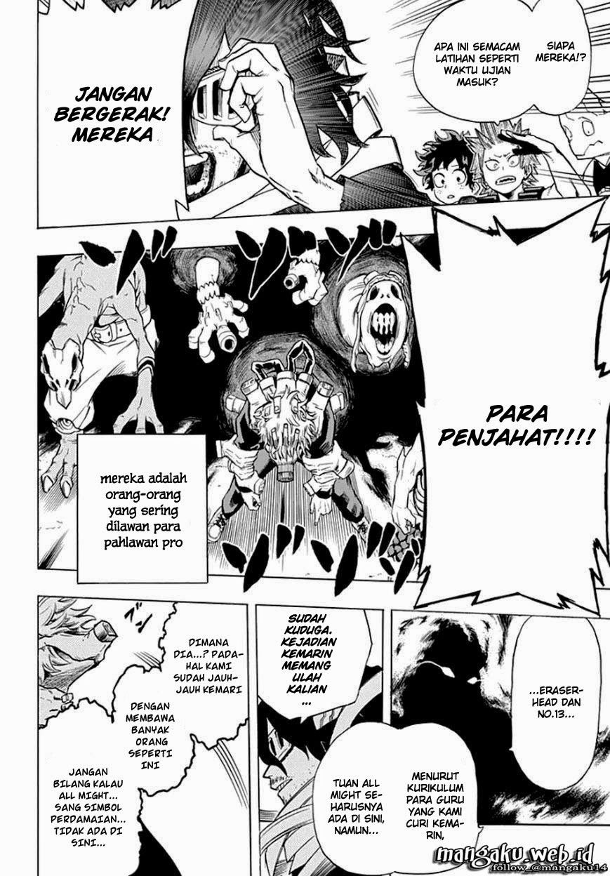 Boku no Hero Academia Chapter 13 - halaman 18