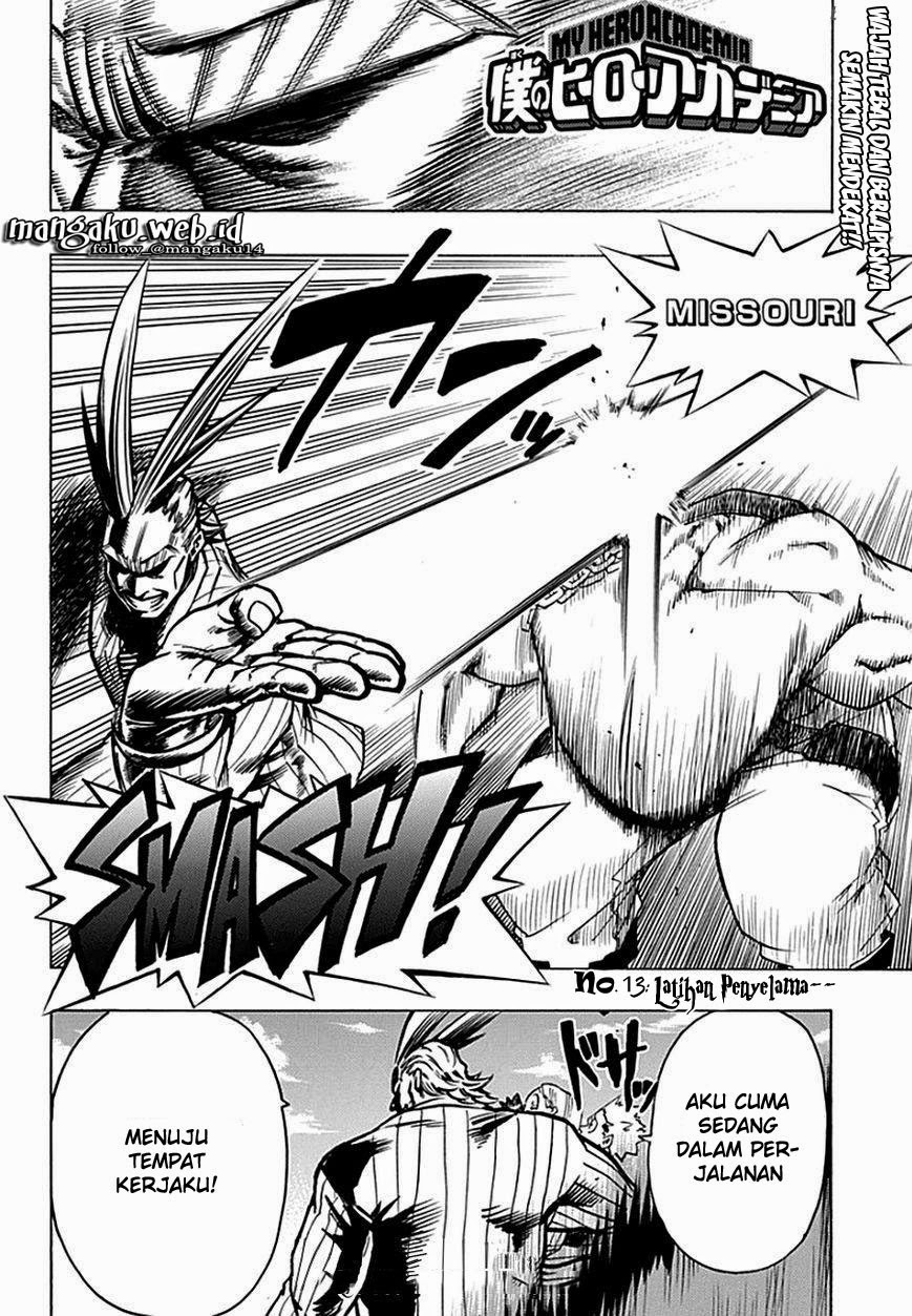 Boku no Hero Academia Chapter 13 - halaman 3