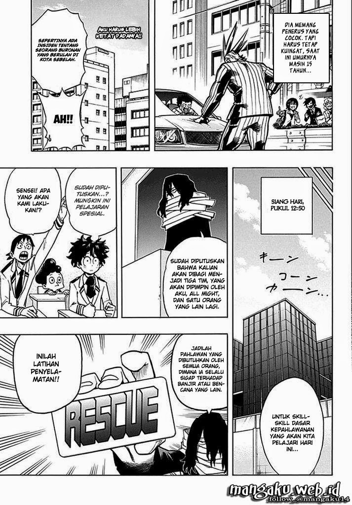 Boku no Hero Academia Chapter 13 - halaman 6