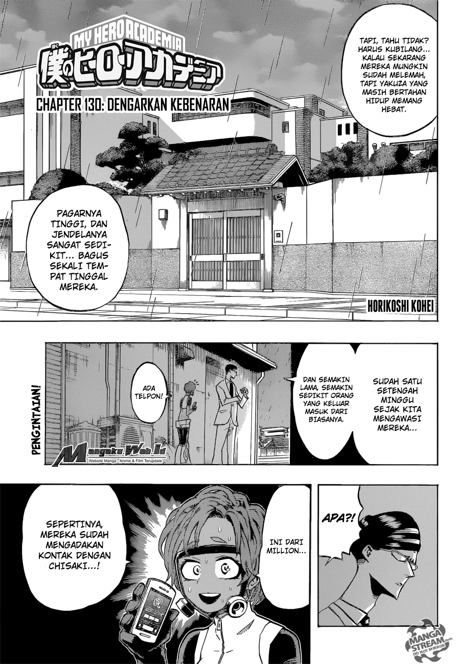 Boku no Hero Academia Chapter 130 - halaman 2