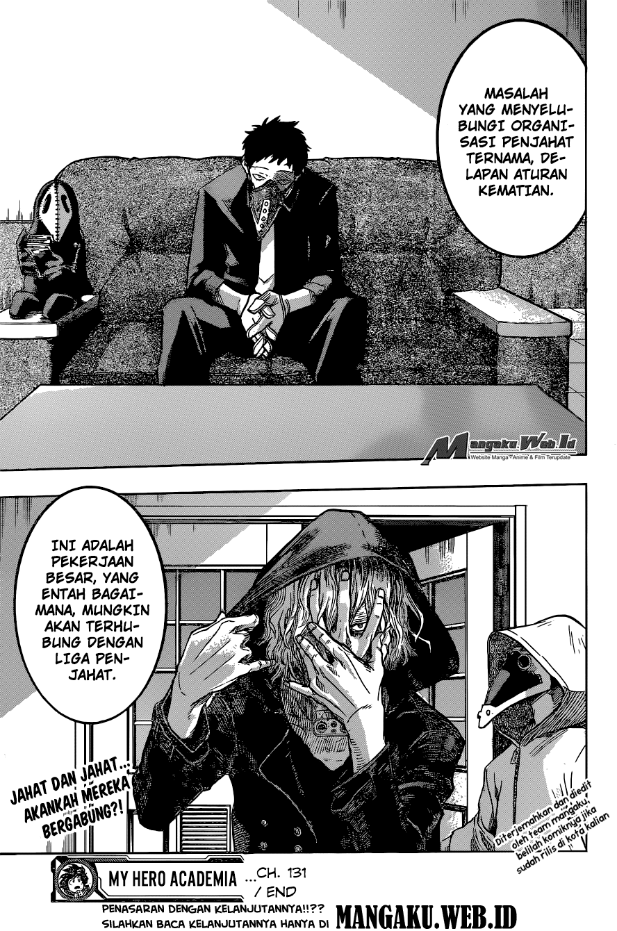 Boku no Hero Academia Chapter 131 - halaman 19
