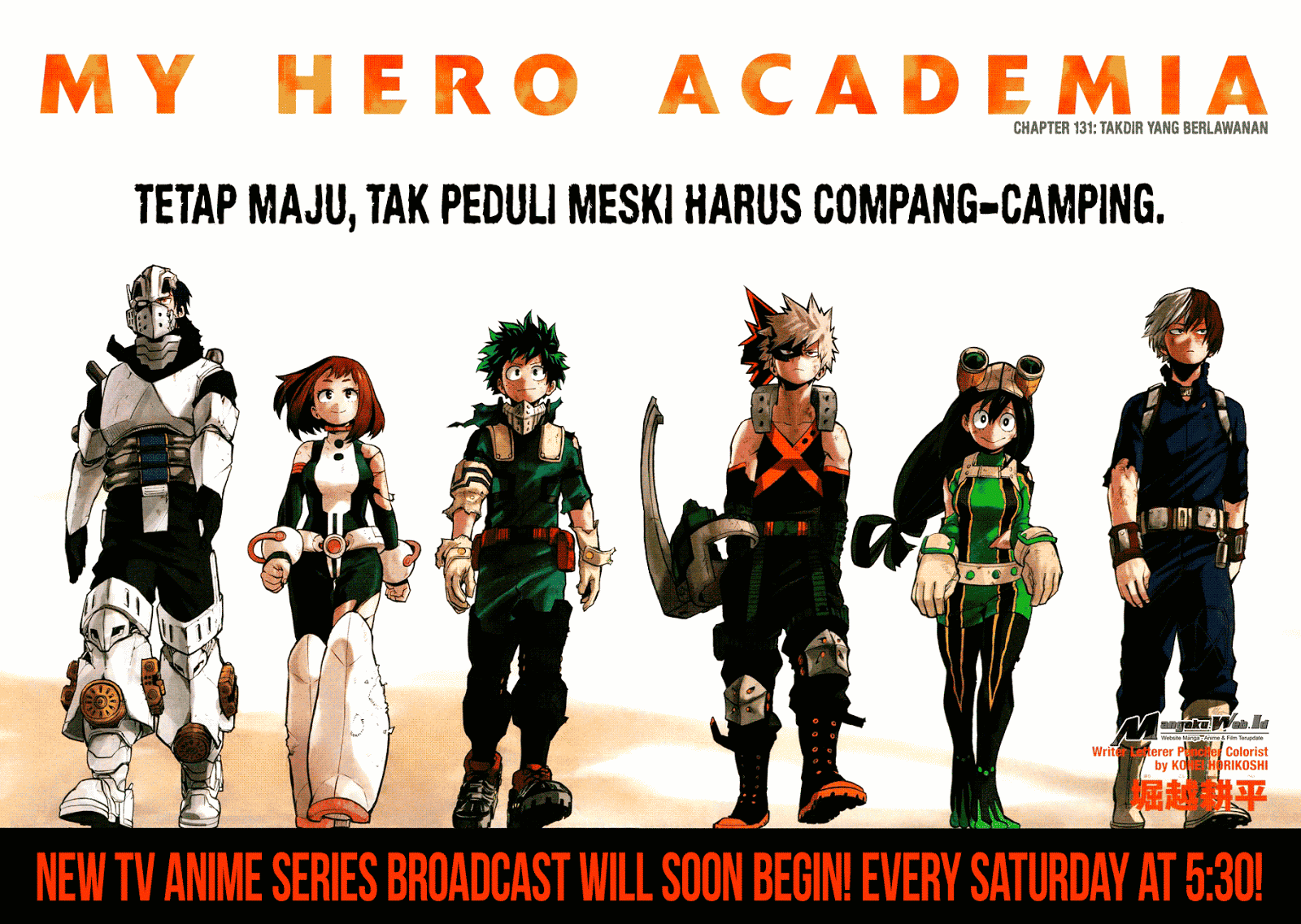 Boku no Hero Academia Chapter 131 - halaman 3