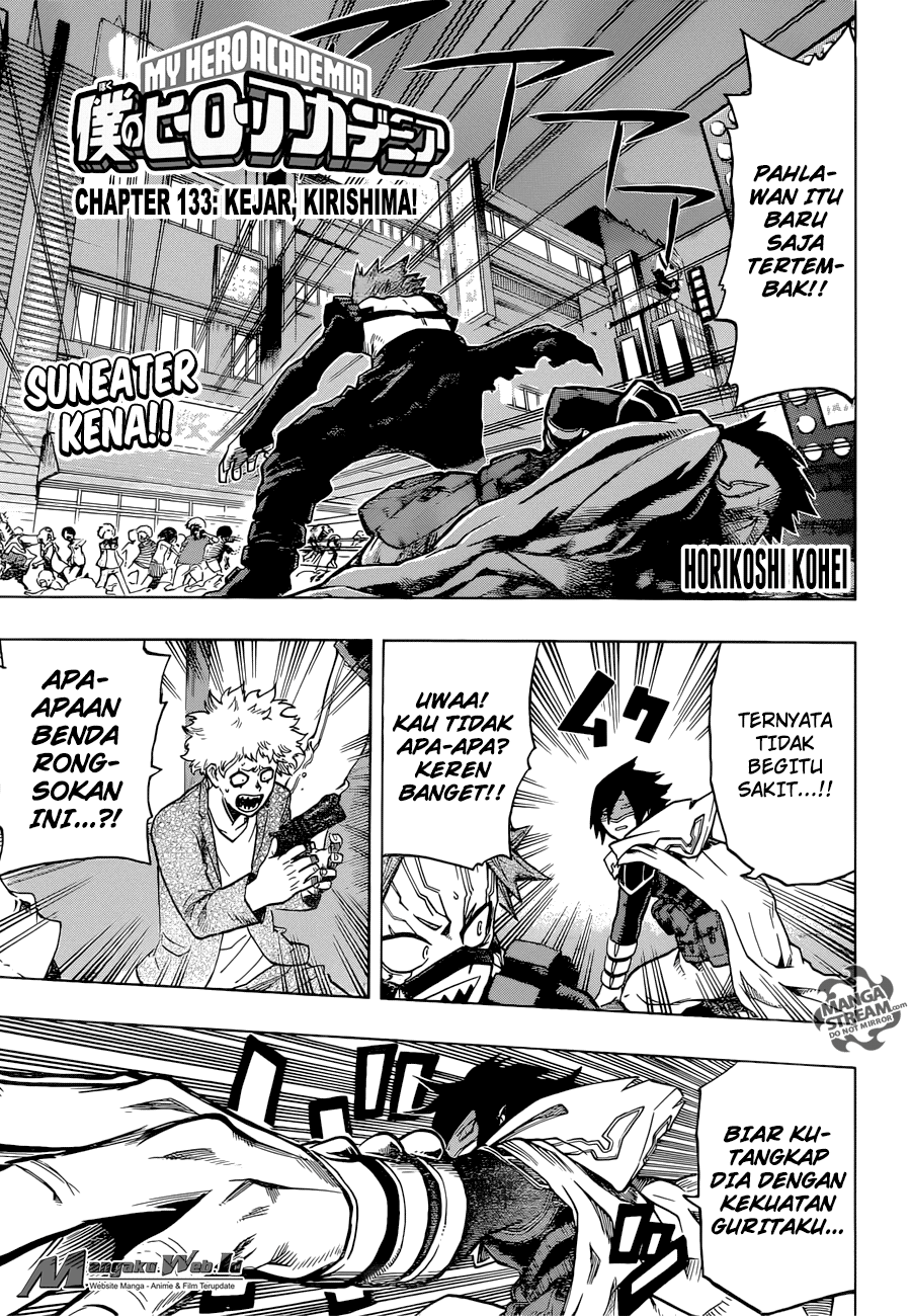 Boku no Hero Academia Chapter 133 - halaman 3