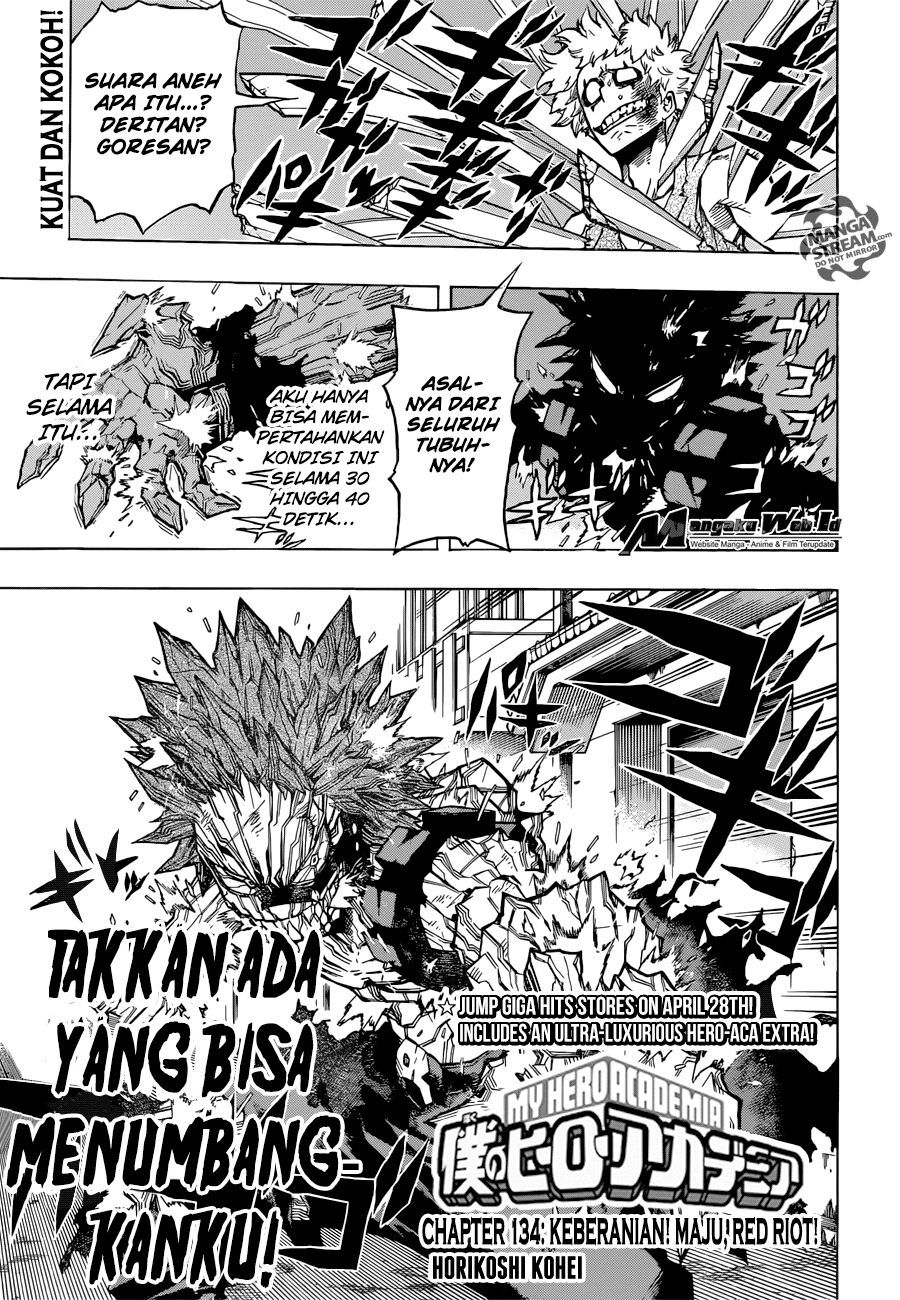 Boku no Hero Academia Chapter 134 - halaman 2