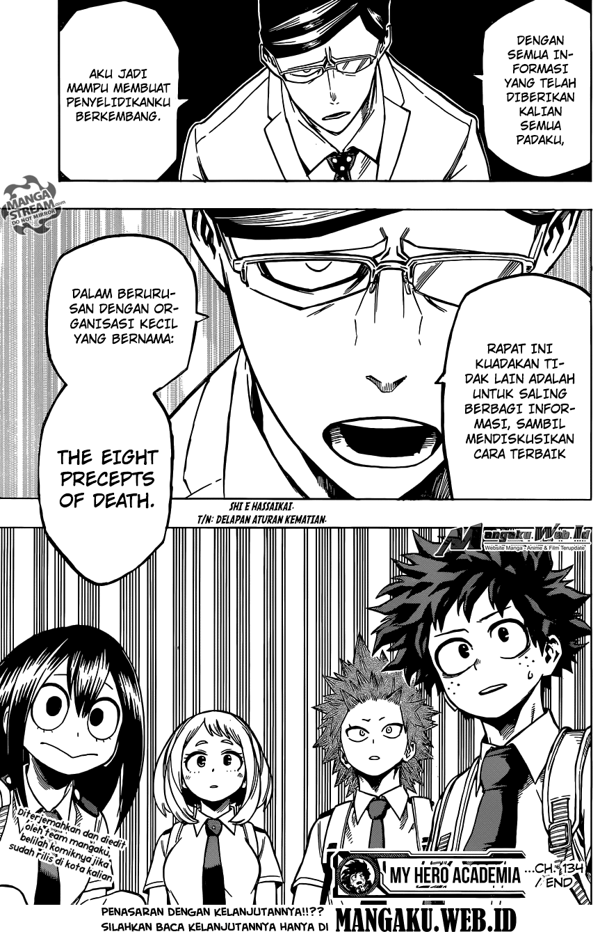 Boku no Hero Academia Chapter 134 - halaman 21