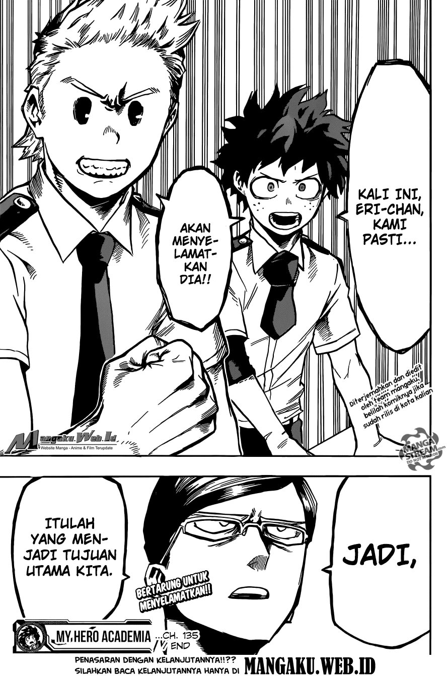 Boku no Hero Academia Chapter 135 - halaman 20