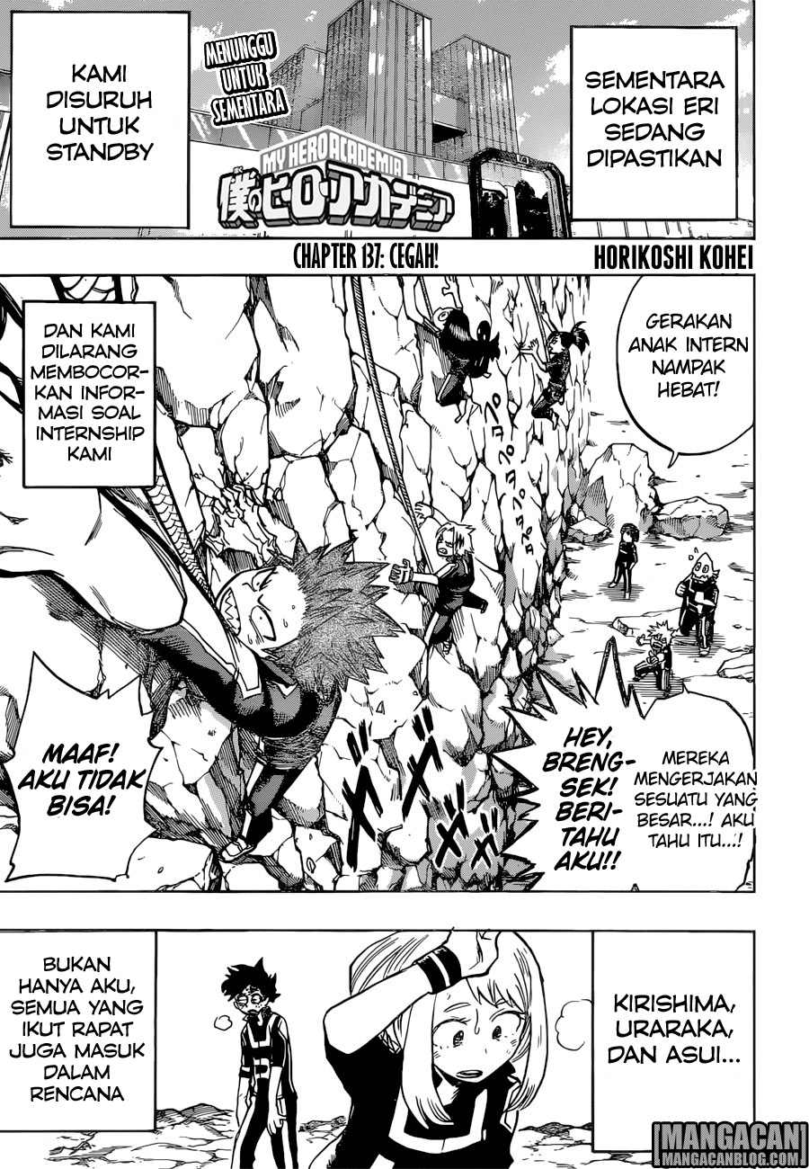 Boku no Hero Academia Chapter 137 - halaman 1