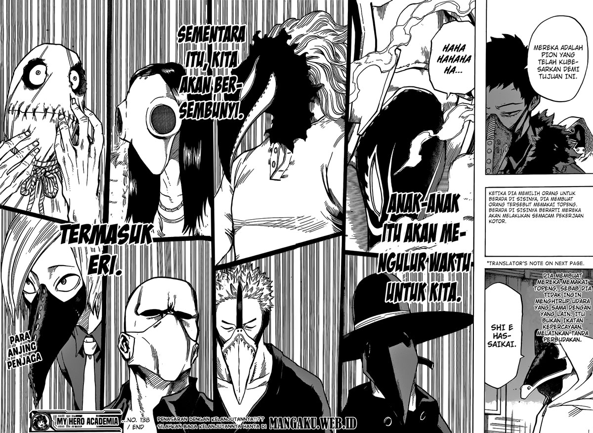 Boku no Hero Academia Chapter 138 - halaman 17