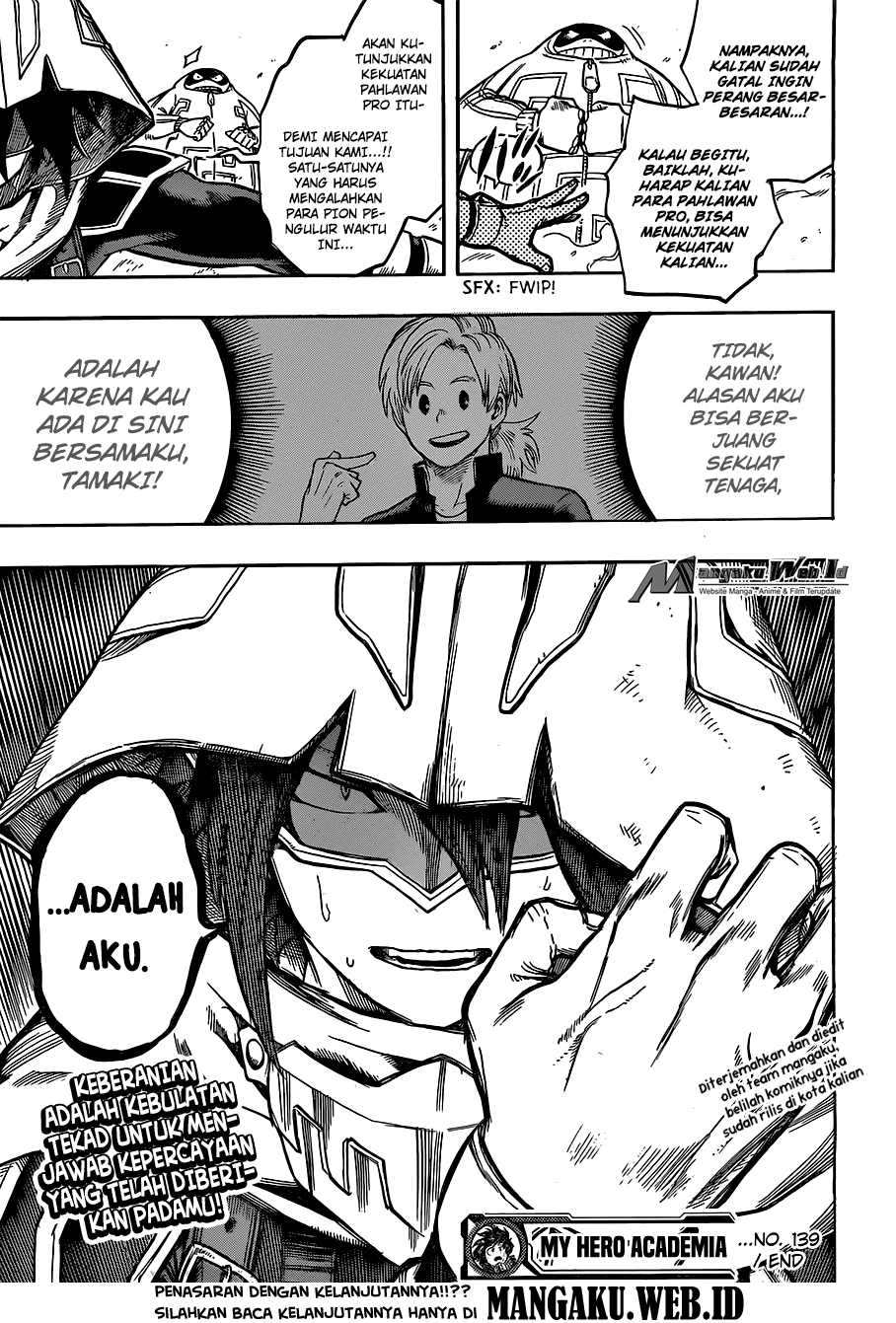Boku no Hero Academia Chapter 139 - halaman 18