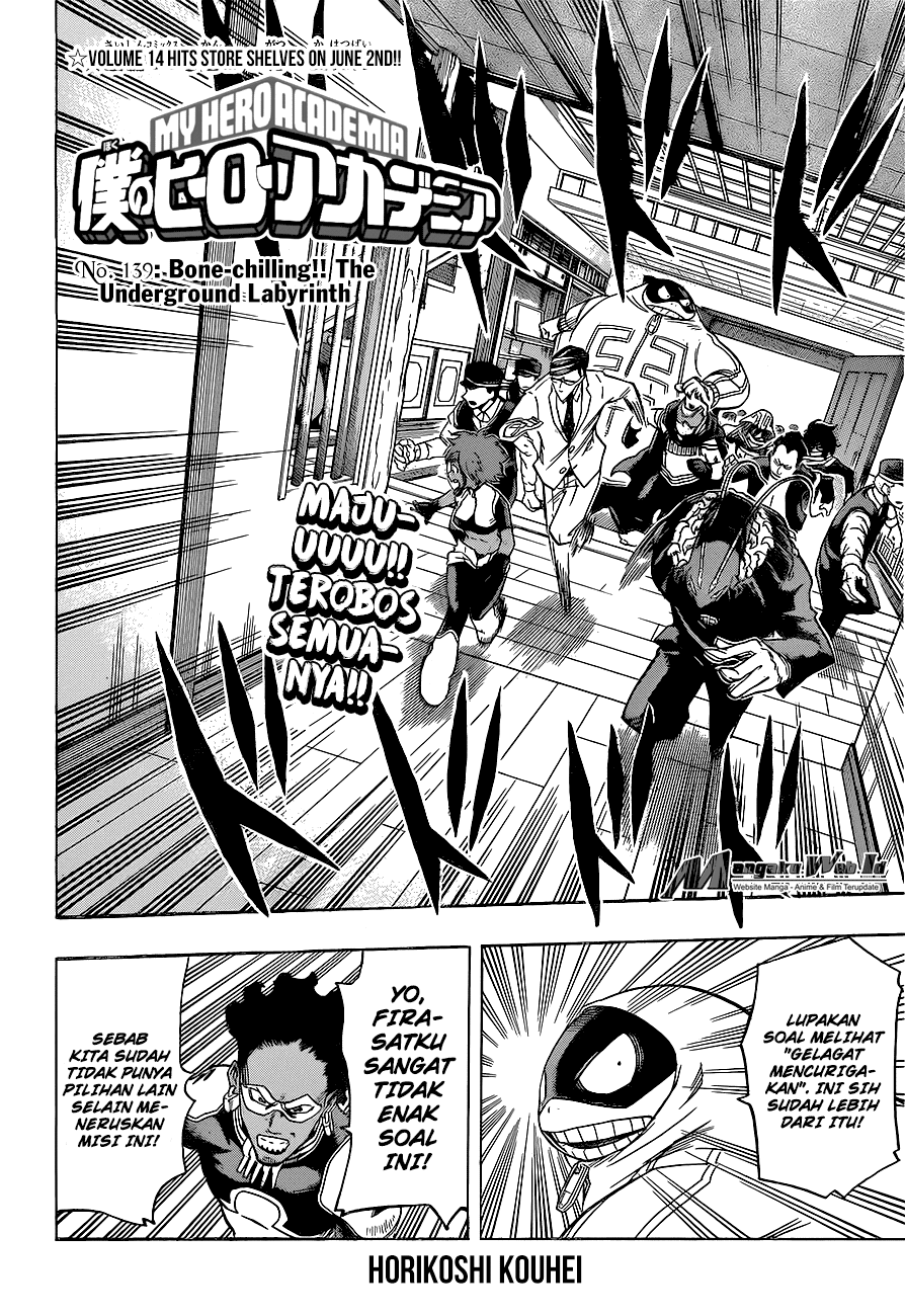 Boku no Hero Academia Chapter 139 - halaman 3