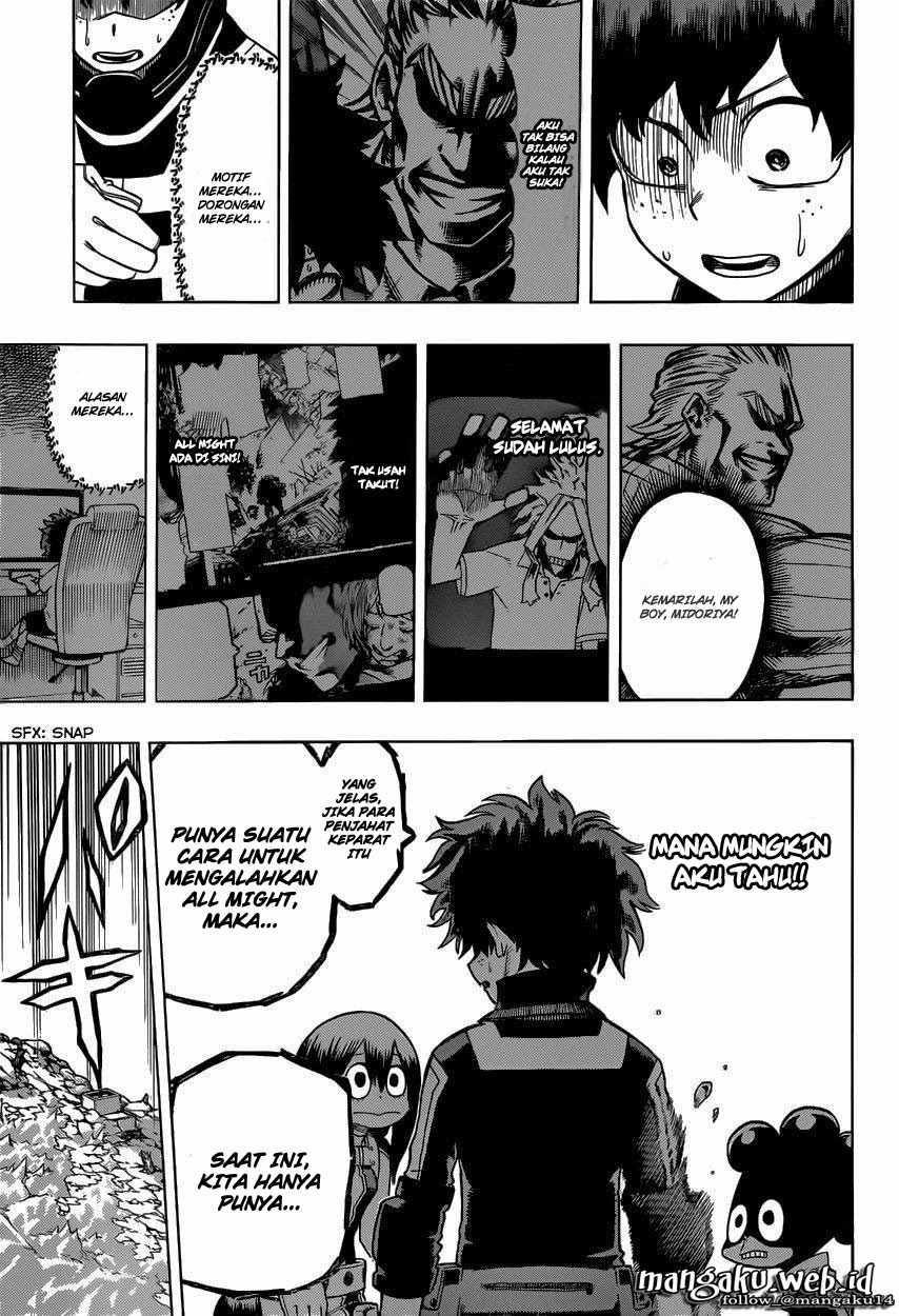 Boku no Hero Academia Chapter 14 - halaman 21