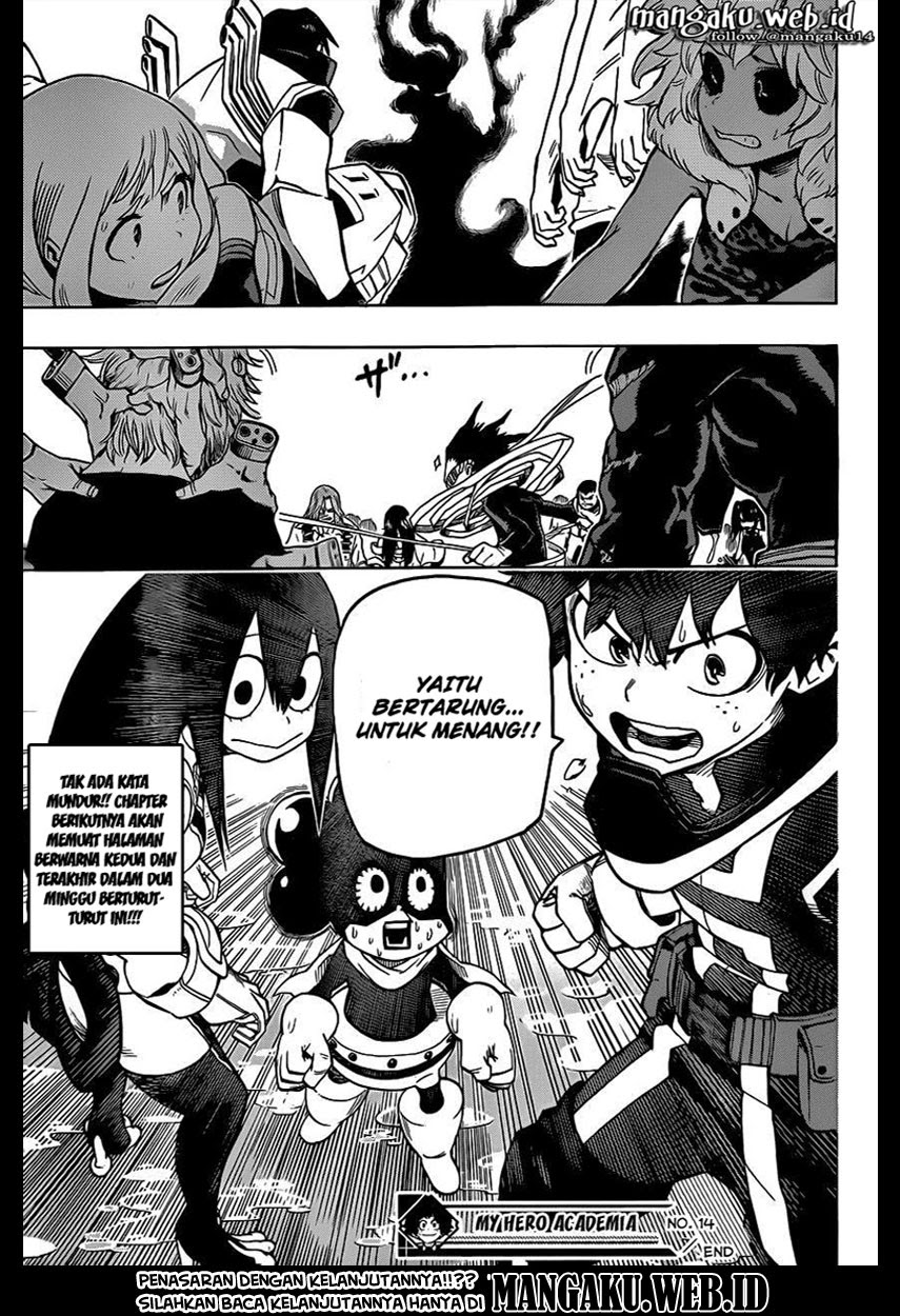 Boku no Hero Academia Chapter 14 - halaman 23