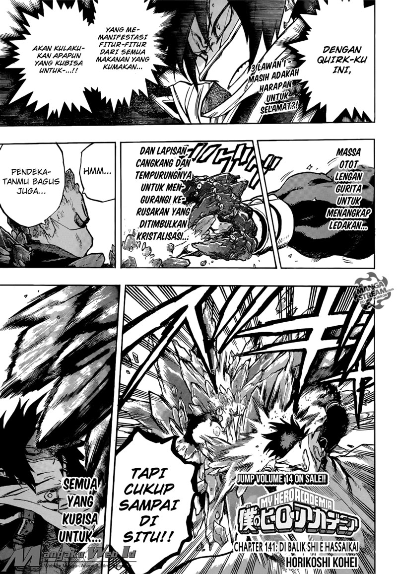 Boku no Hero Academia Chapter 141 - halaman 2