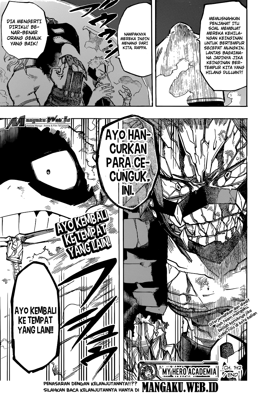 Boku no Hero Academia Chapter 142 - halaman 19
