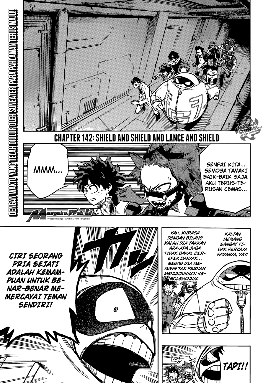 Boku no Hero Academia Chapter 142 - halaman 3