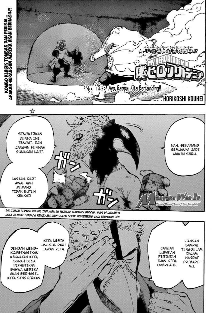 Boku no Hero Academia Chapter 143 - halaman 2
