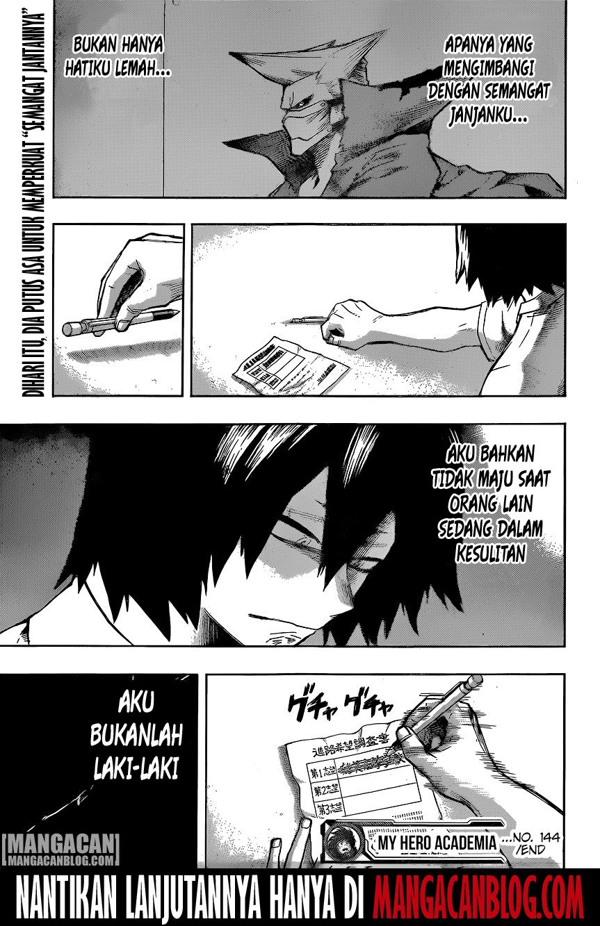 Boku no Hero Academia Chapter 144 - halaman 15