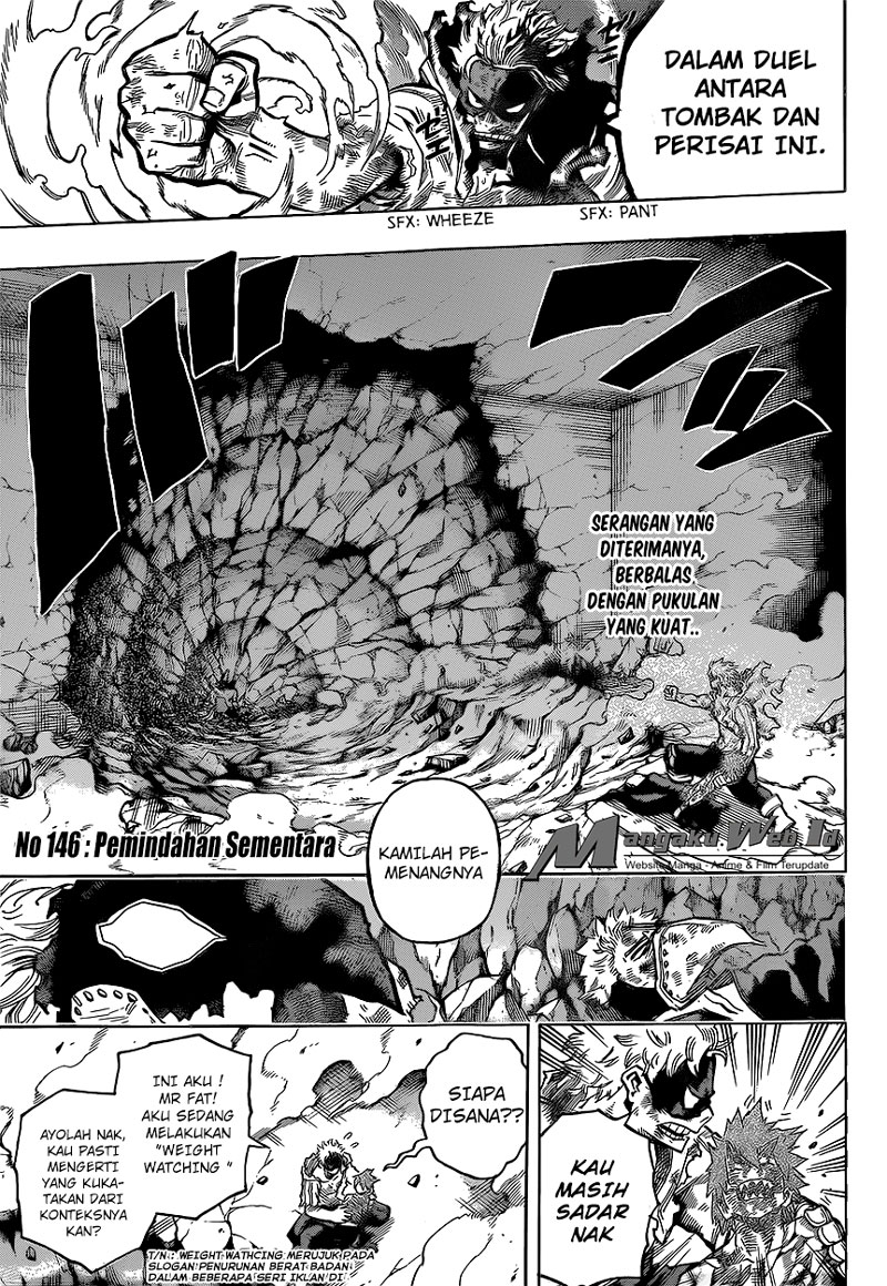 Boku no Hero Academia Chapter 146 - halaman 3