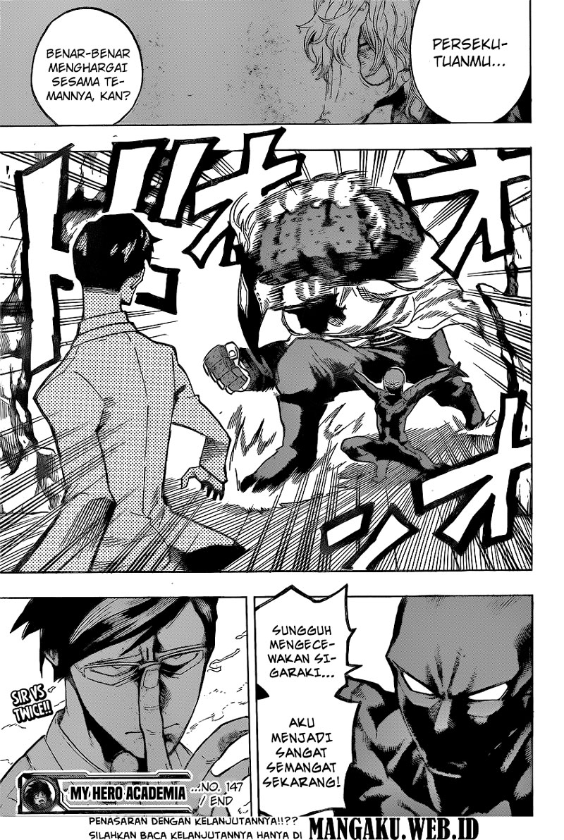 Boku no Hero Academia Chapter 147 - halaman 18