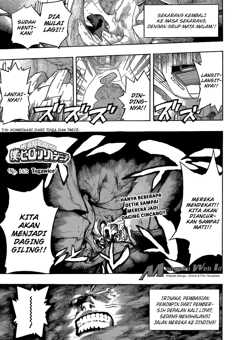 Boku no Hero Academia Chapter 147 - halaman 2