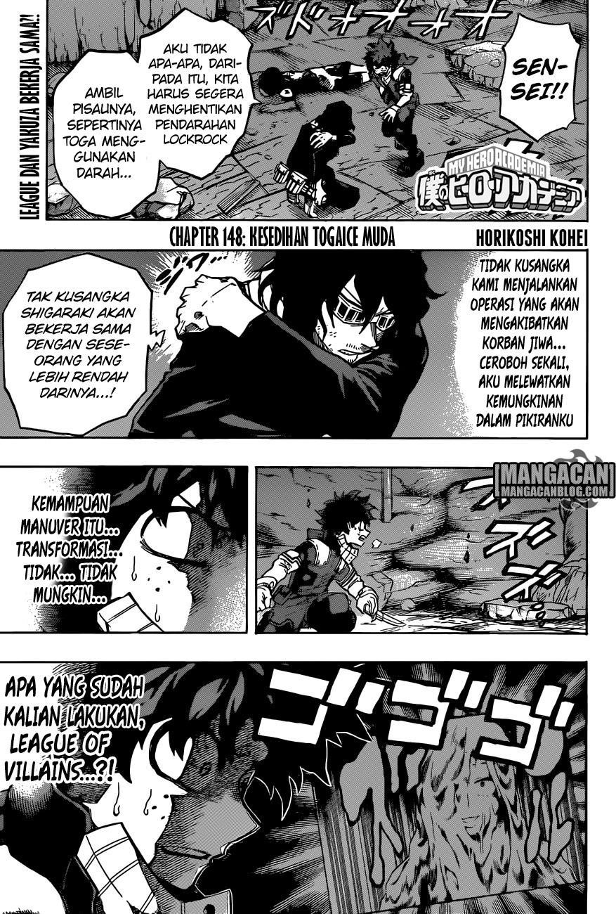 Boku no Hero Academia Chapter 148 - halaman 1