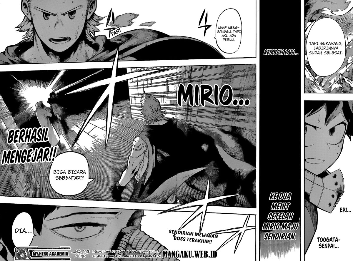 Boku no Hero Academia Chapter 149 - halaman 15