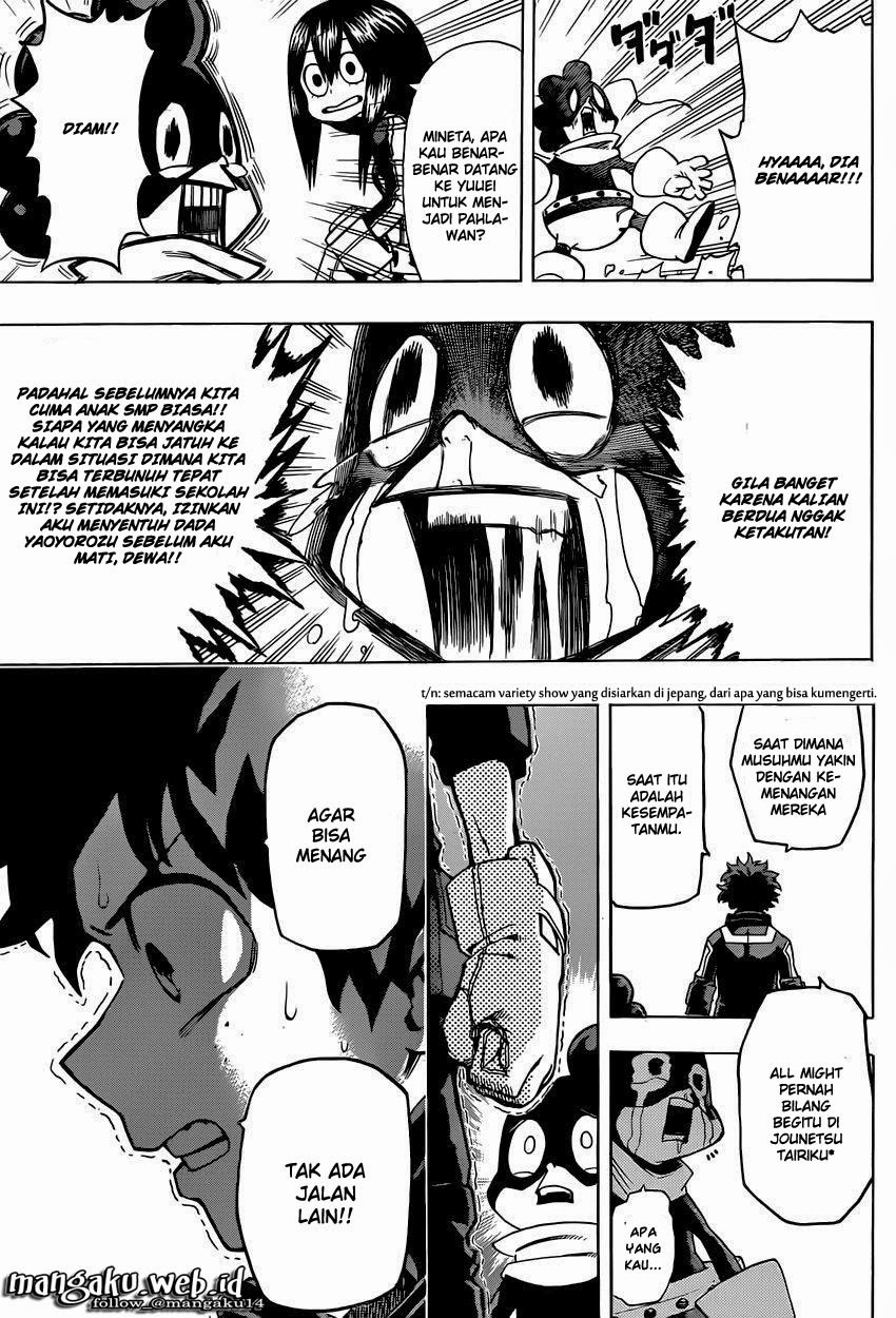 Boku no Hero Academia Chapter 15 - halaman 14