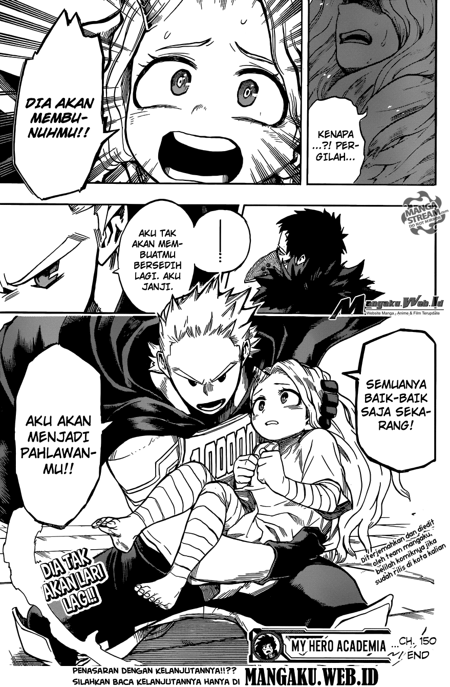 Boku no Hero Academia Chapter 150 - halaman 17
