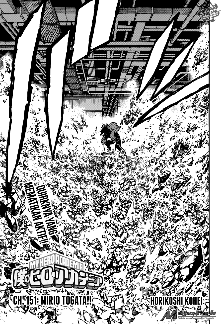 Boku no Hero Academia Chapter 151 - halaman 4