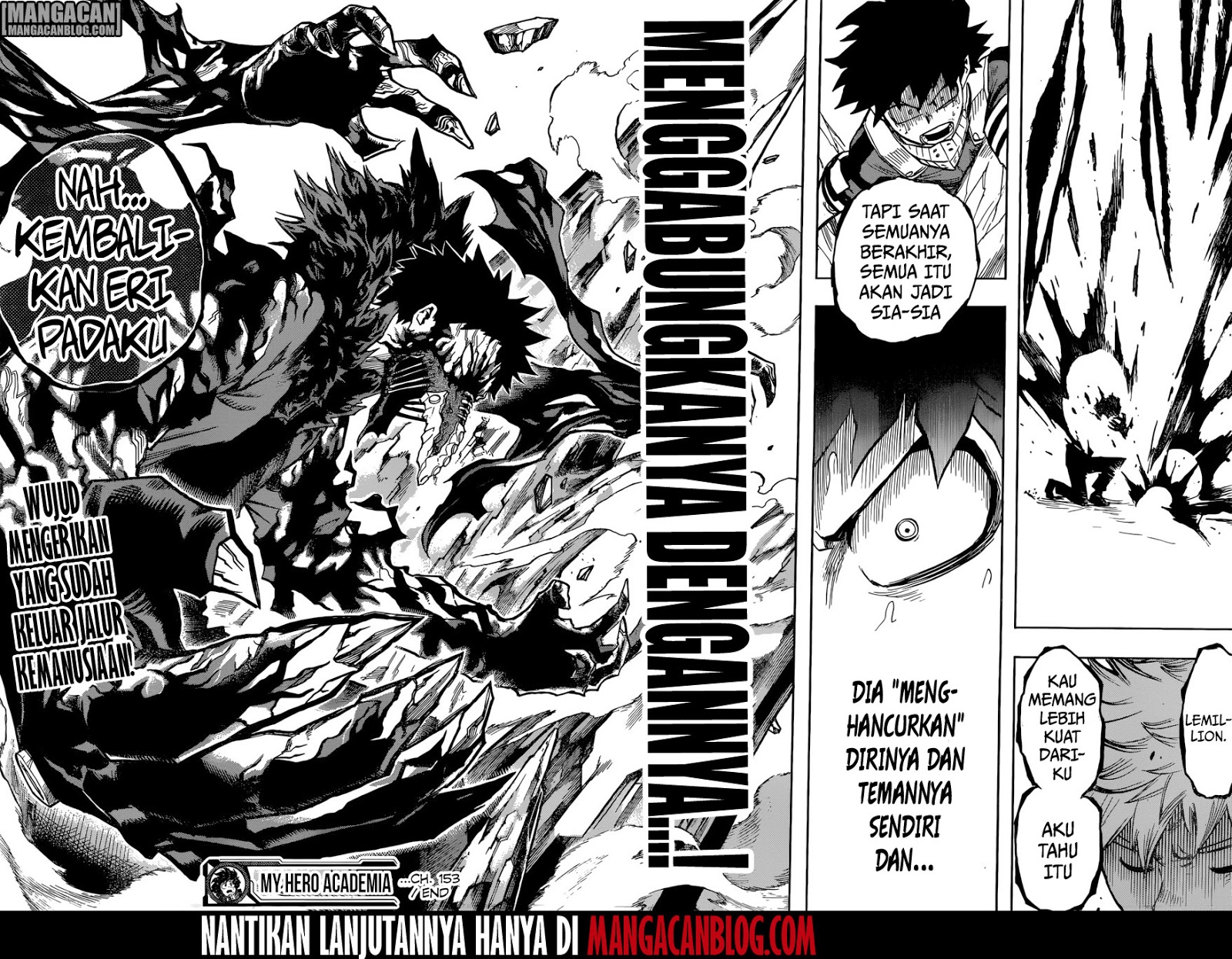 Boku no Hero Academia Chapter 153 - halaman 17