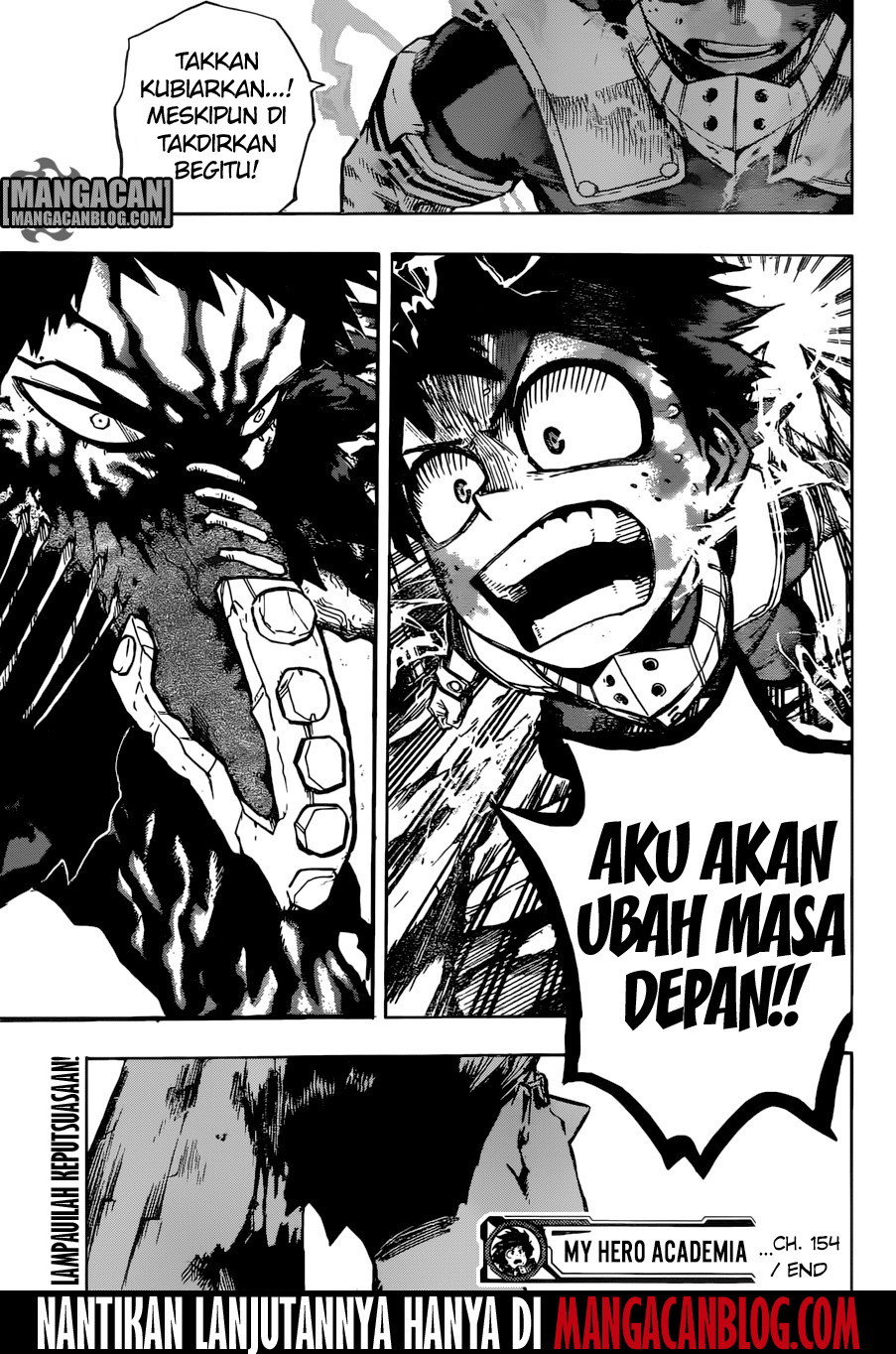 Boku no Hero Academia Chapter 154 - halaman 18