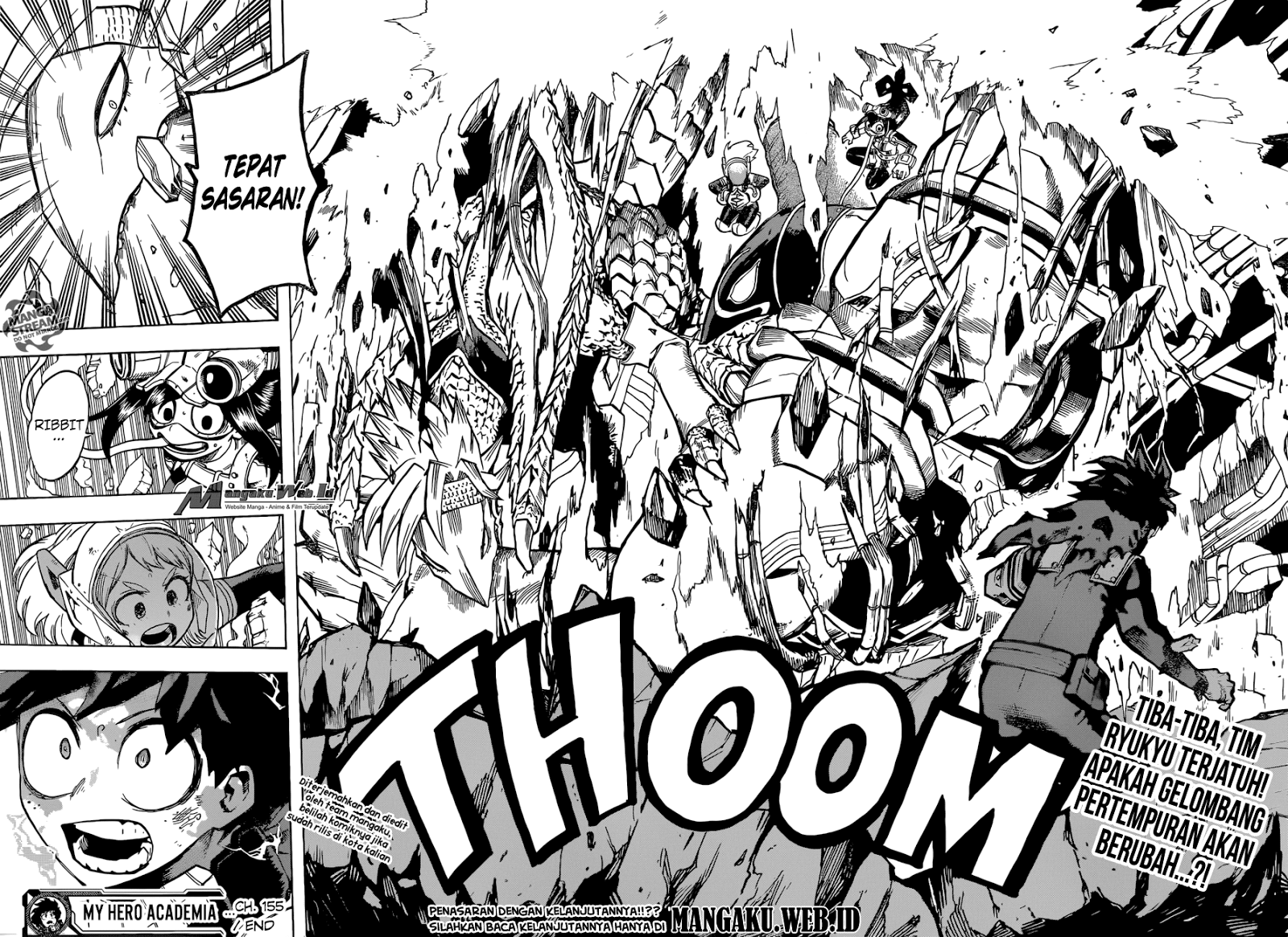 Boku no Hero Academia Chapter 155 - halaman 17
