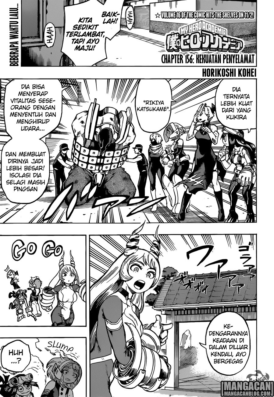 Boku no Hero Academia Chapter 156 - halaman 1