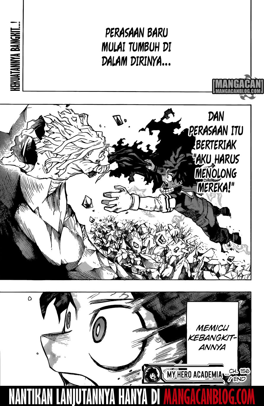 Boku no Hero Academia Chapter 156 - halaman 18