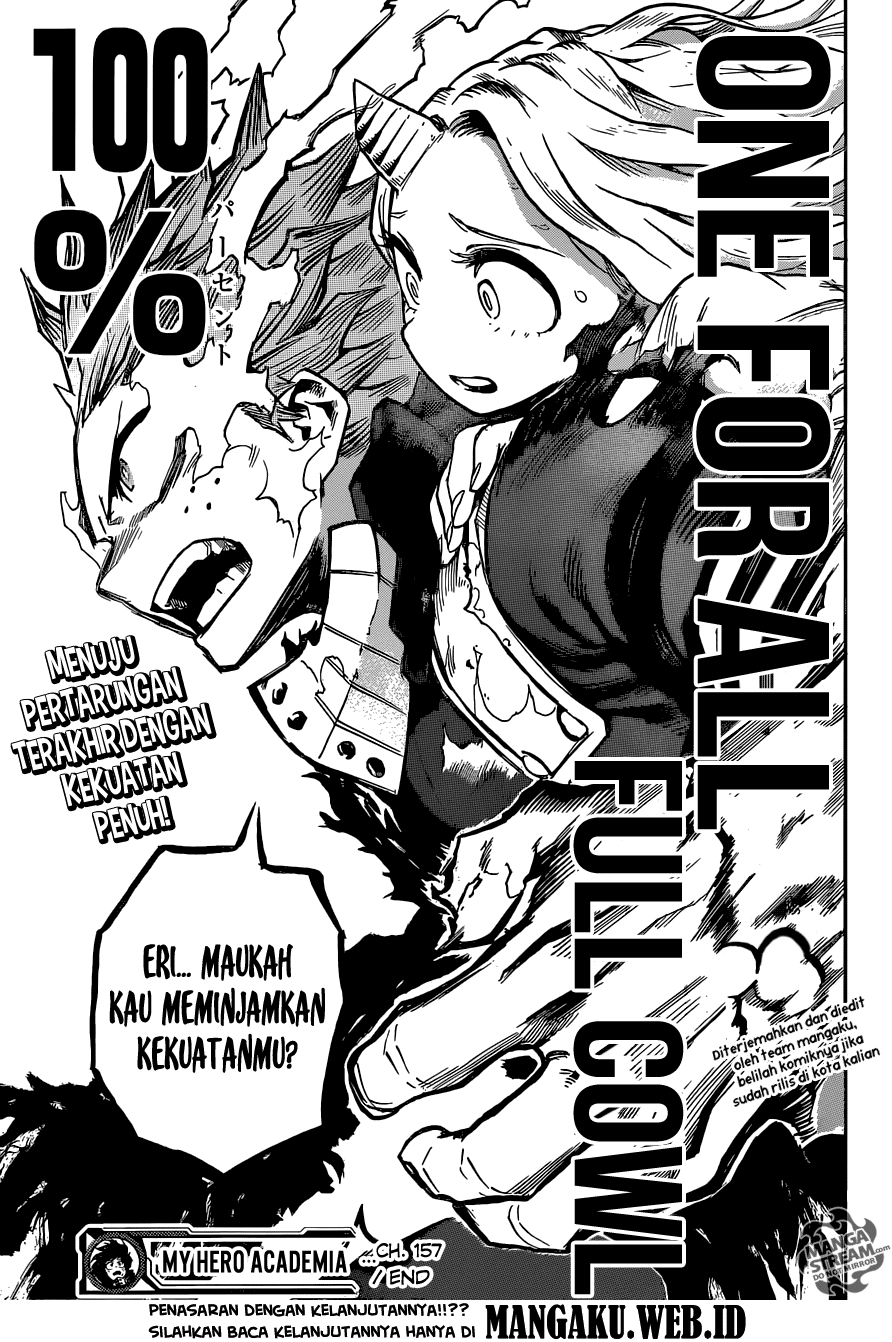 Boku no Hero Academia Chapter 157 - halaman 17