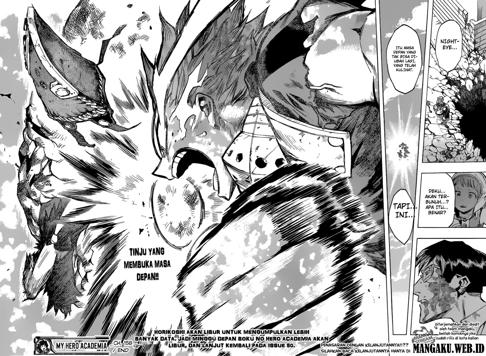 Boku no Hero Academia Chapter 158 - halaman 16