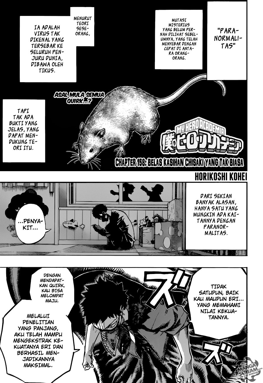 Boku no Hero Academia Chapter 158 - halaman 2