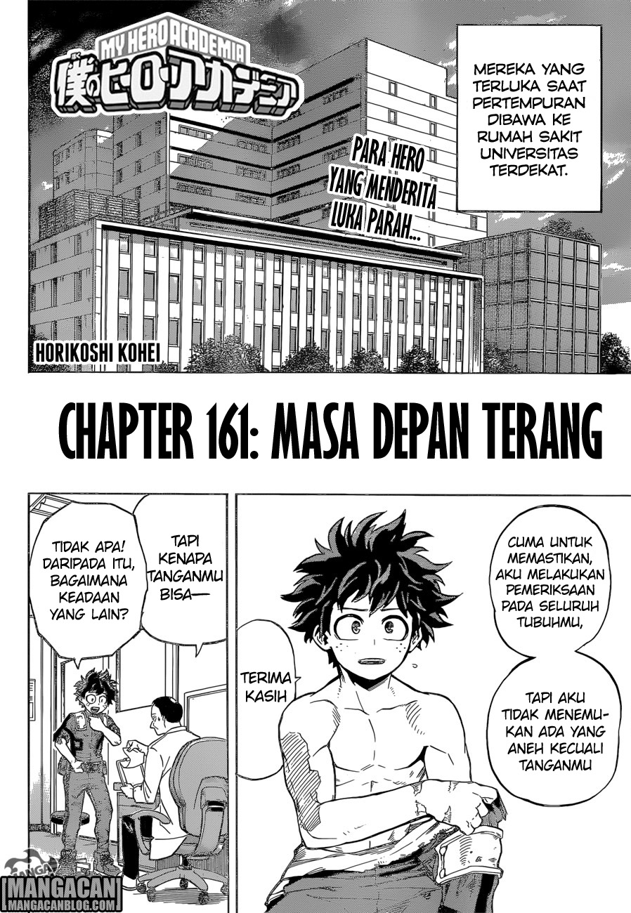 Boku no Hero Academia Chapter 161 - halaman 3