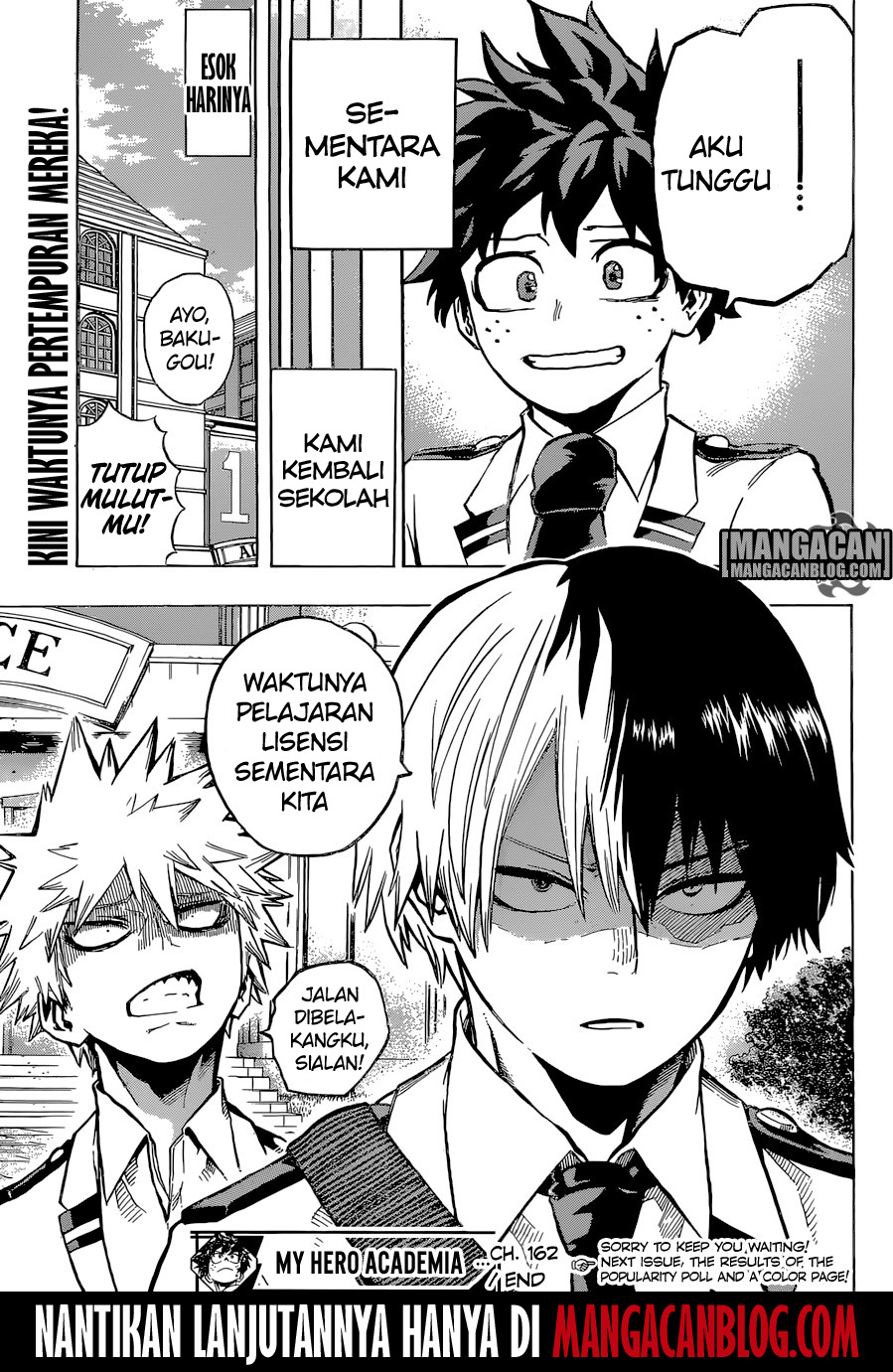 Boku no Hero Academia Chapter 162 - halaman 14