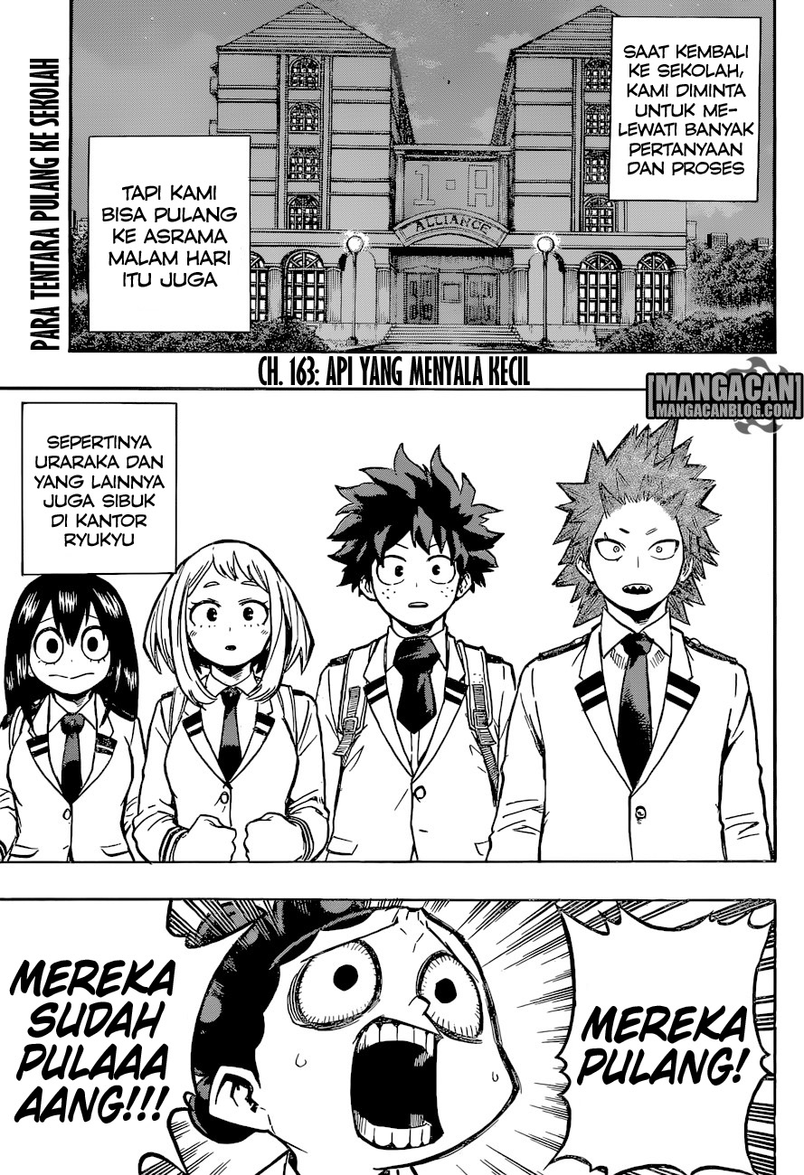 Boku no Hero Academia Chapter 163 - halaman 3
