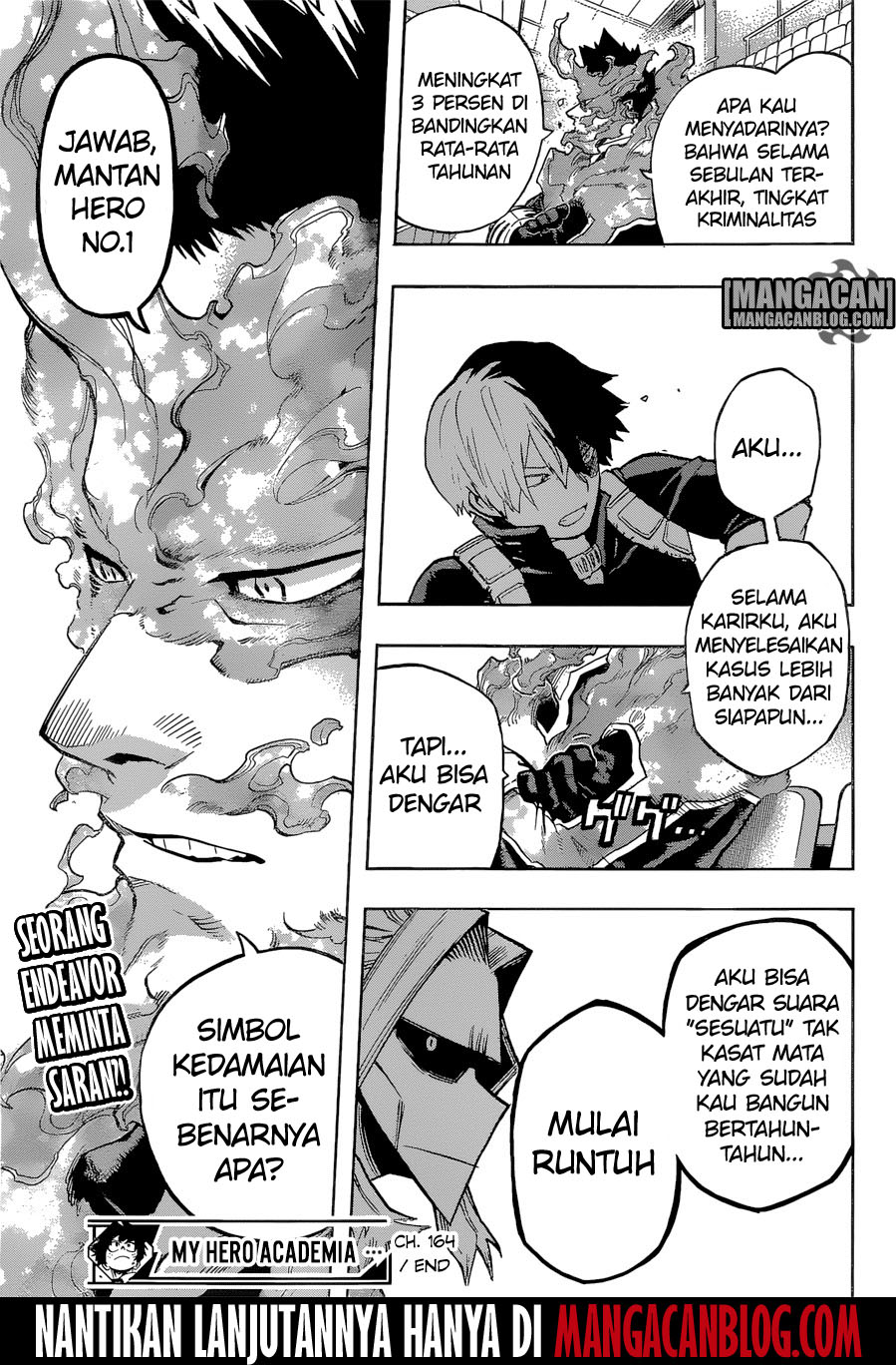 Boku no Hero Academia Chapter 164 - halaman 18